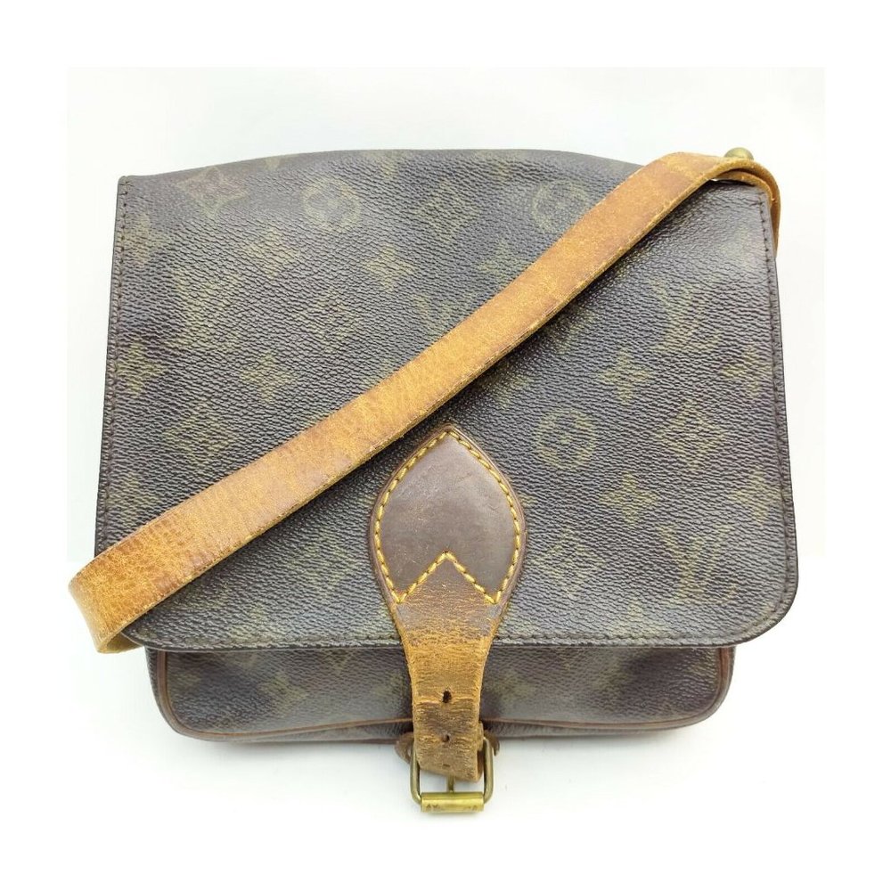Louis Vuitton Monogram Cartouchiere Shoulder Bag***